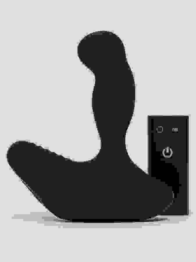 Nexus Revo Stealth Remote Control Rotating Silicone Prostate Massager, Black, hi-res
